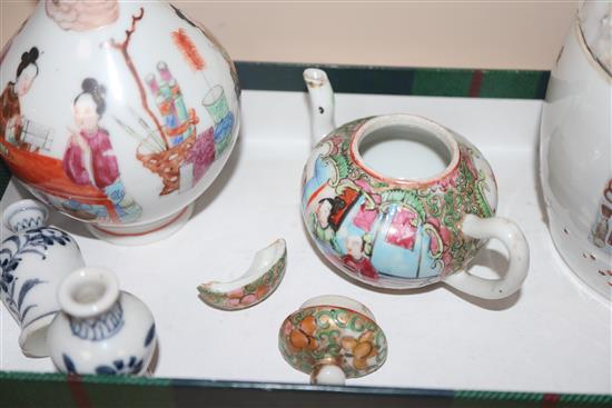 A collection of Chinese ceramics